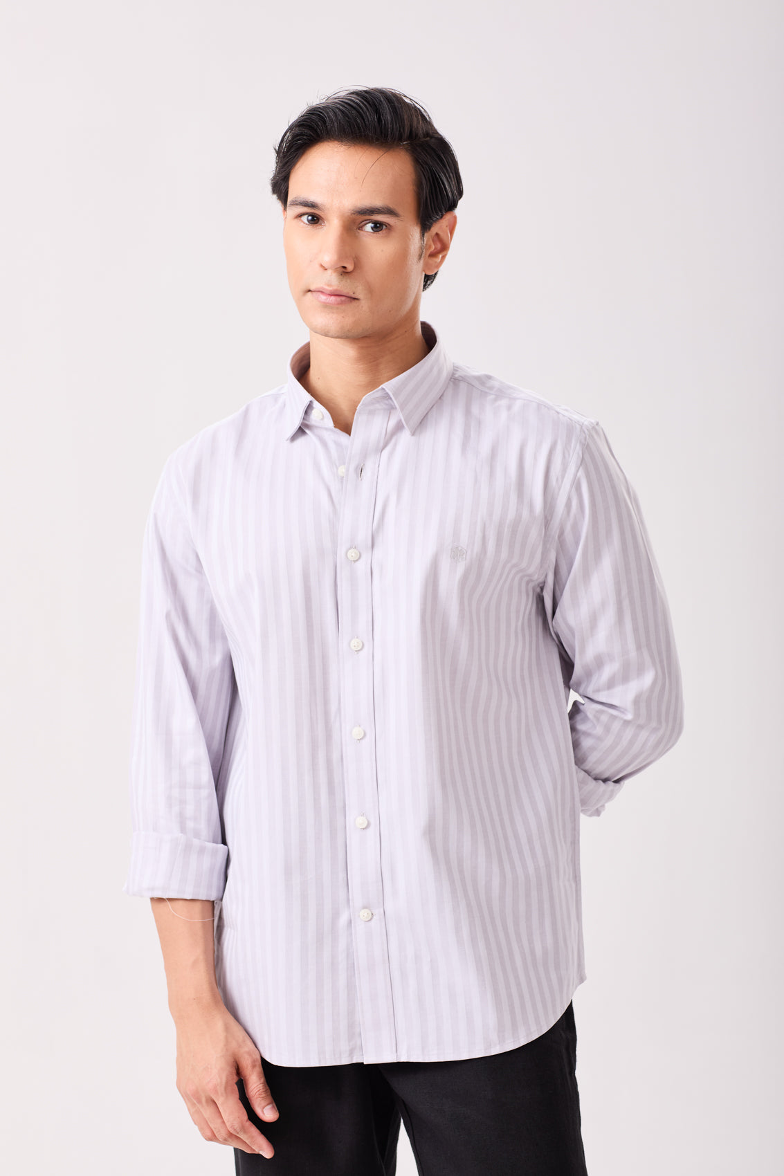 Lavender Bengal Stripes Shirt