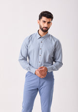 Blue Gingham Checks Shirt