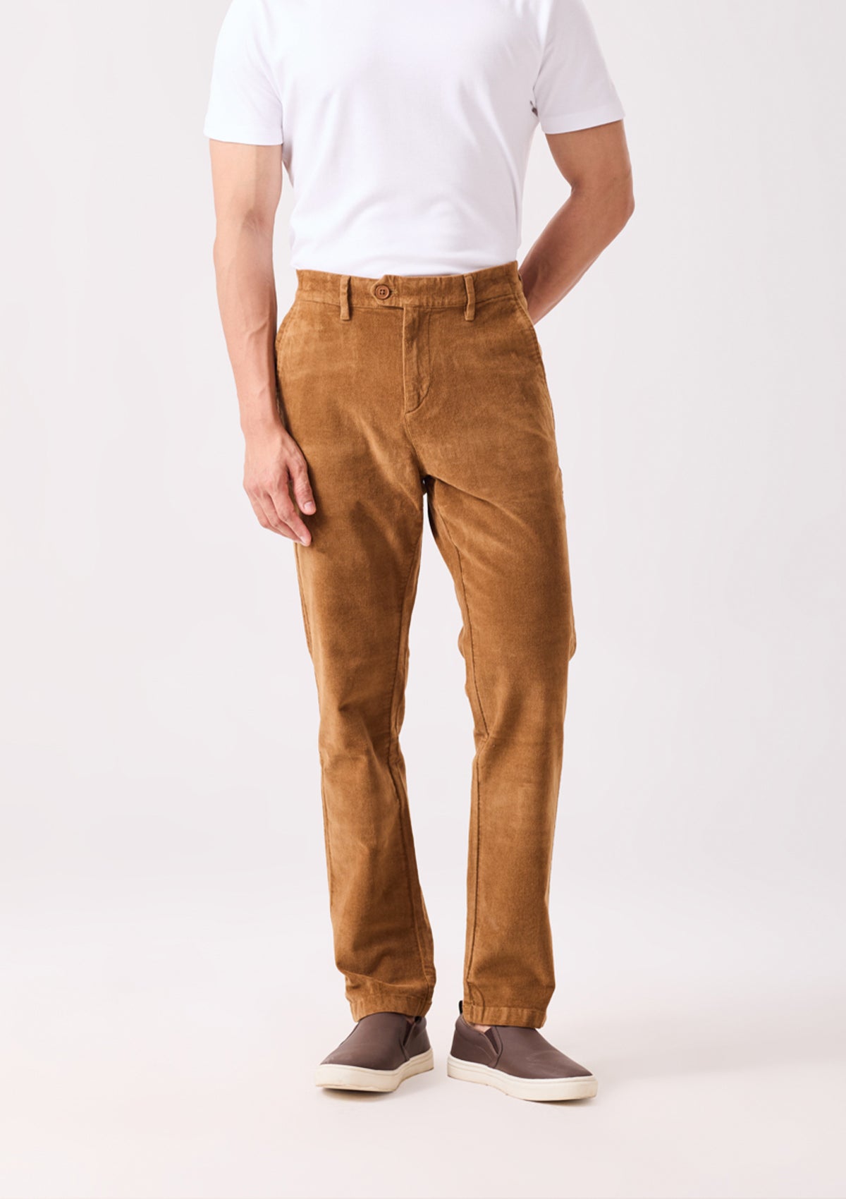 Khaki Everyday essential Corduroy Chino