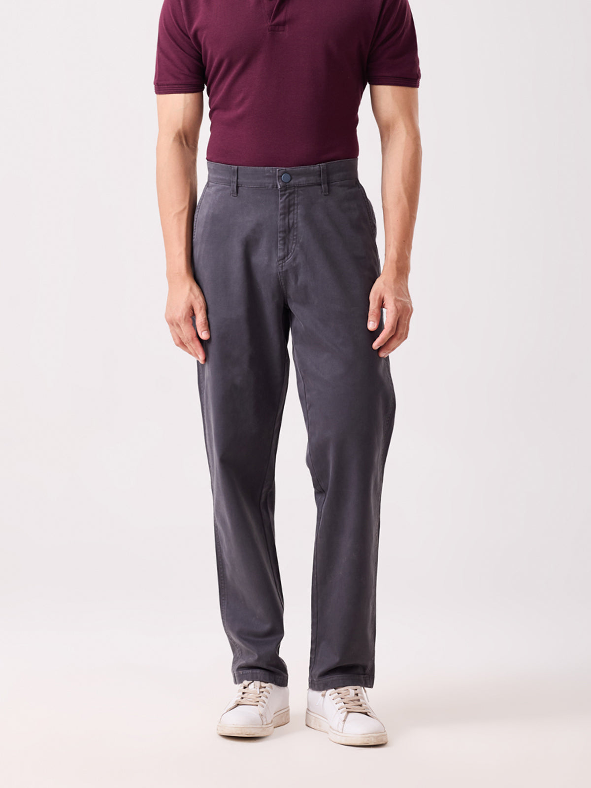 Charcaol grey Overdyed Chinos