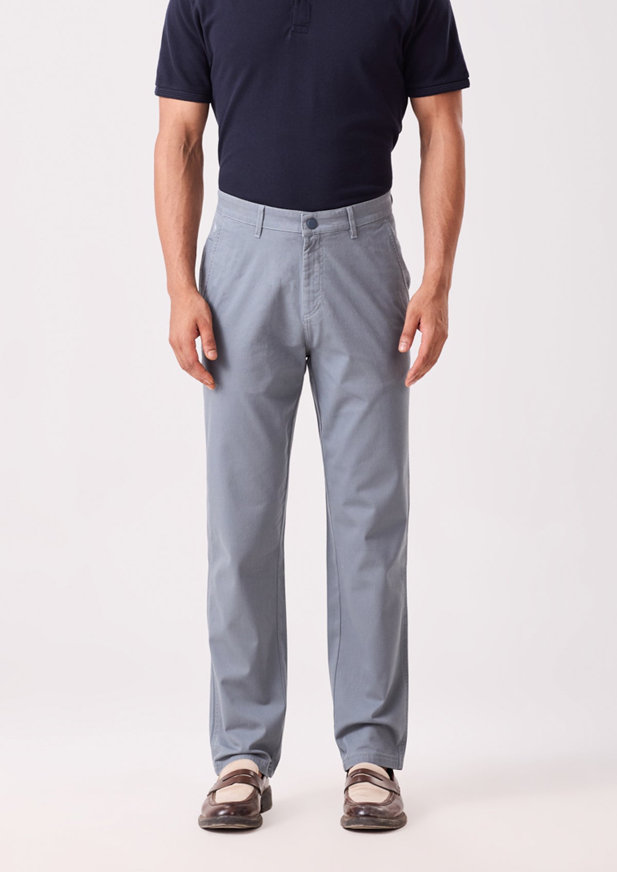 Slate Blue Classic-Chinos