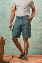 Teal Bermuda Shorts
