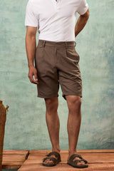 Brown Napoli Shorts