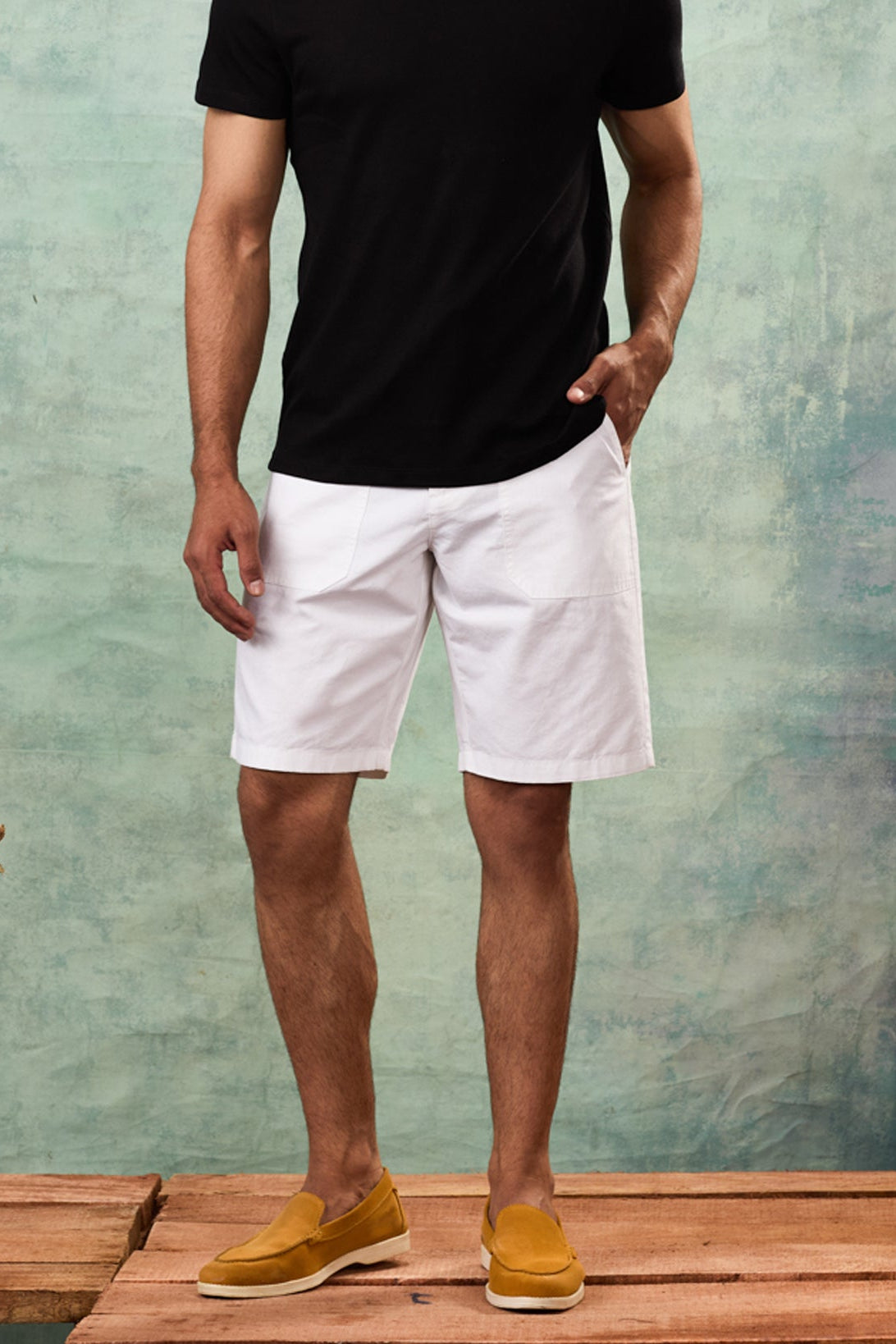 White Bermuda Shorts