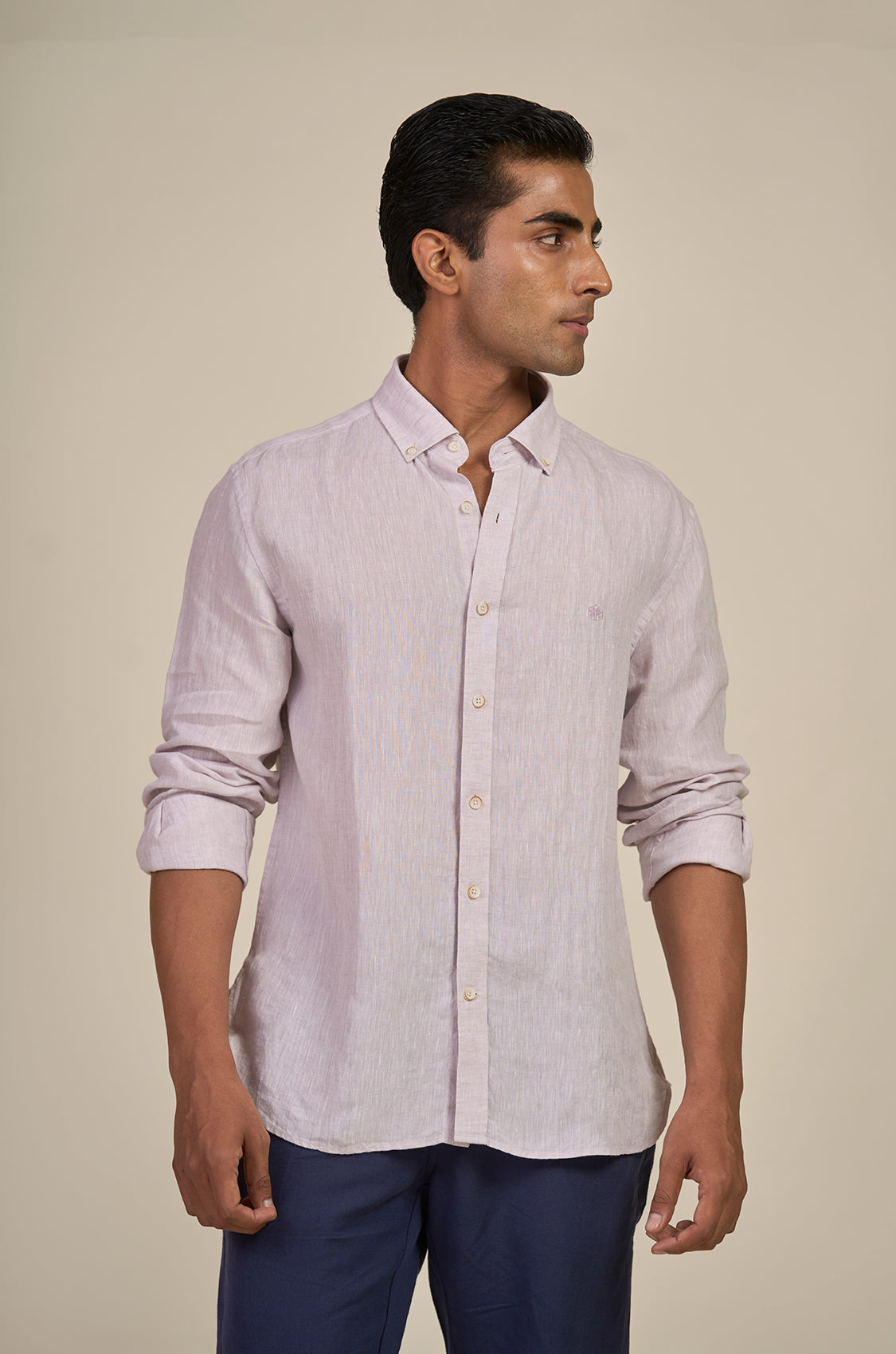 Pink Luxe Linen Shirt